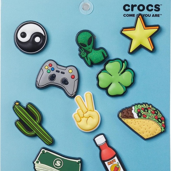 Jibbitz Accessories Crocs Jibbitz Shoe Charms Nwt Alien Cactus Hot